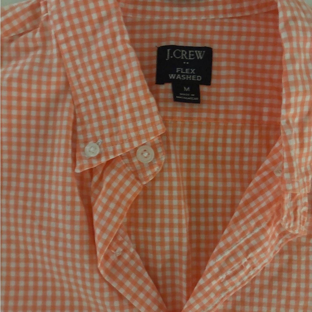 J. Crew Men's Checkered Button Down Shirt